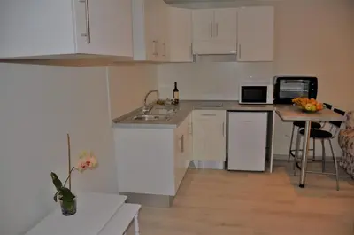 Una cocina o zona de cocina en Villa Alegria