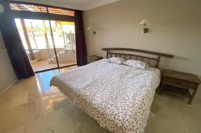 Cama o camas de una habitación en Anfi Tauro Golf Villa with private heated pool