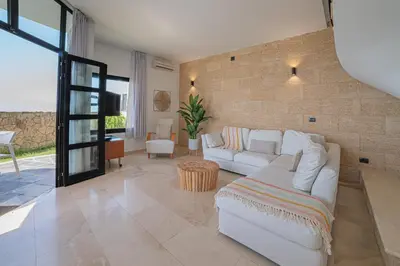 Zona de estar de Villa The Views