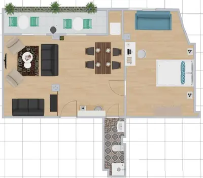 Plano de La Naval 209, 3ºA - DENVER -