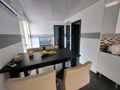 Zona de estar de Ferienwohnung Marlene