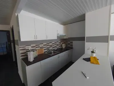 Una cocina o zona de cocina en Ferienwohnung Marlene