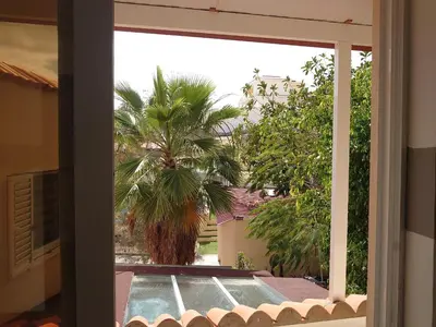 Jardín al aire libre en Ferienwohnung Marlene