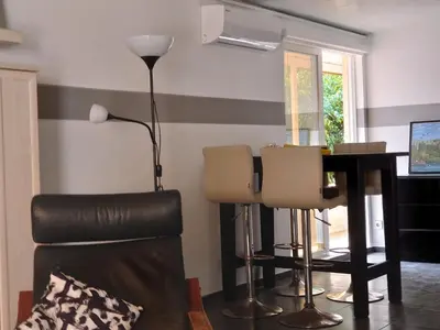 Zona de estar de Ferienwohnung Marlene