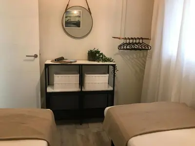 Cama o camas de una habitación en Harry Palm Puerto de Mogán
