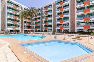 Piscina en o cerca de FM Beach Home - Apartment with swimming pool near Maspalomas Dunes & Beach