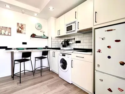 Una cocina o zona de cocina en FM Beach Home - Apartment with swimming pool near Maspalomas Dunes & Beach