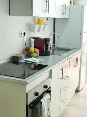 Una cocina o zona de cocina en Citybeach - parking & wifi