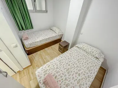 Cama o camas de una habitación en VV 403 Vista Mar con Balcón