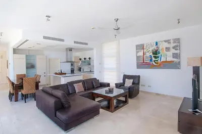 Zona de estar de Tauro Villas Deluxe