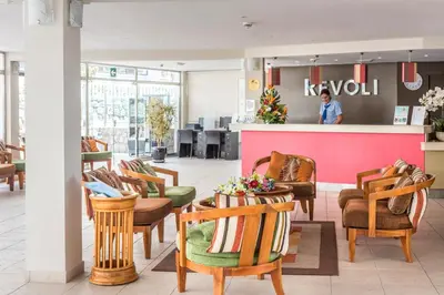 Zona de estar de Grupotel Revoli