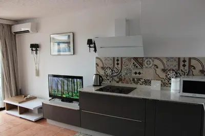 Una cocina o zona de cocina en Casa Blanca - Sea View - First Line