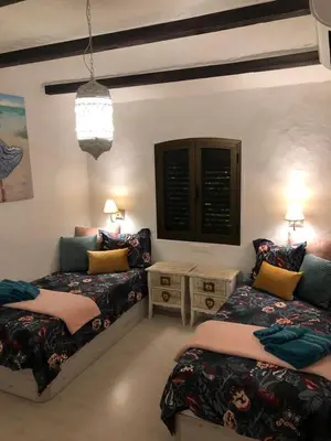 Cama o camas de una habitación en Panoramic Sea Views Apartment