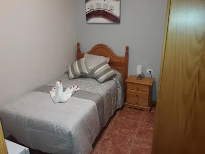 Cama o camas de una habitación en Casa los abuelos 1