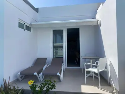 Un balcón o terraza de Descanso junto a las dunas
