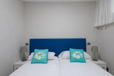 Cama o camas de una habitación en Amarre Bay
