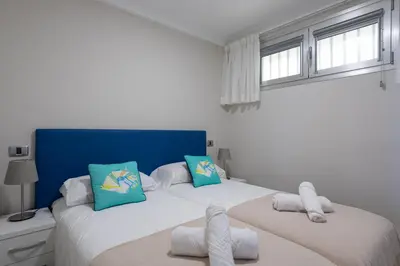 Cama o camas de una habitación en Amarre Bay
