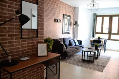 Zona de estar de Apartment near the beach -3Bed -2Bath -Wifi