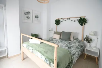Cama o camas de una habitación en Apartment near the beach -3Bed -2Bath -Wifi