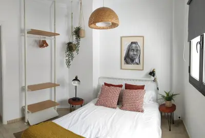 Cama o camas de una habitación en Beach apartment +3Bed +2Bath +Wifi