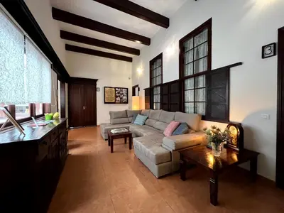 Zona de estar de Santa Ana Suite & Rooms