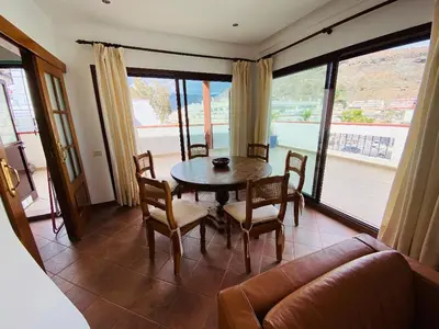 Zona de estar de The Penthouse Puerto de Mogán