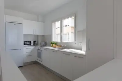 Una cocina o zona de cocina en Apartamento frente a la playa de Las Canteras S3