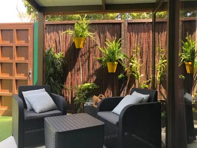 Jardín al aire libre en Bungalow Atos With Private Garden