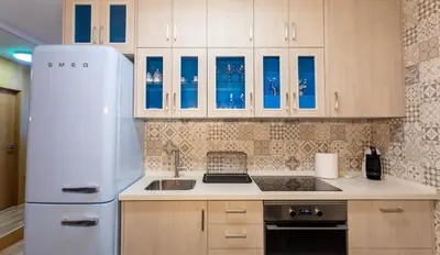 Una cocina o zona de cocina en Bolivar cute home By CanariasGetaway