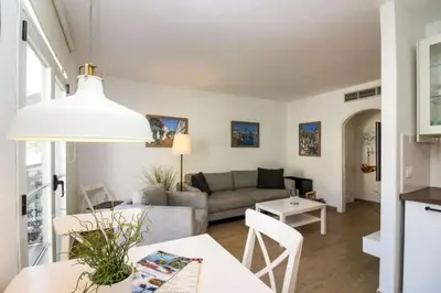 Zona de estar de Harbour 374 with private roof terrace in Puerto de Mogan by El Sirocco