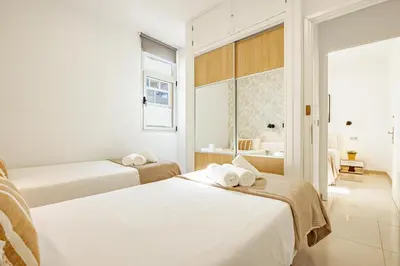 Cama o camas de una habitación en HORIZON VACATION HOME - Yumbo Luxury Apartment