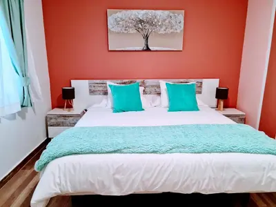 Cama o camas de una habitación en VV Casa Vivaldi Las Palmas 