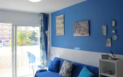 Zona de estar de Tinache Blue Marine apartment