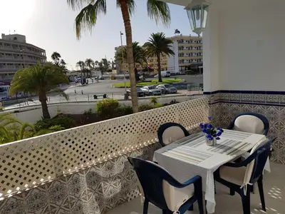 Un balcón o terraza de Tinache Blue Marine apartment