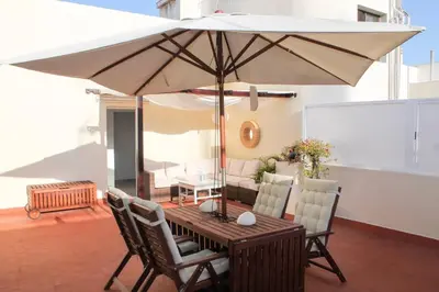 Un patio o zona al aire libre en VV Canteras Oasis 