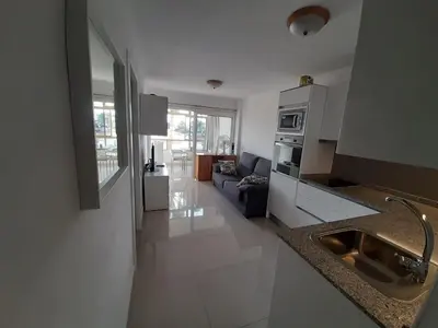 Una cocina o zona de cocina en Apartamento Playa