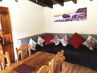 Zona de estar de Finca Tomás y Puri
