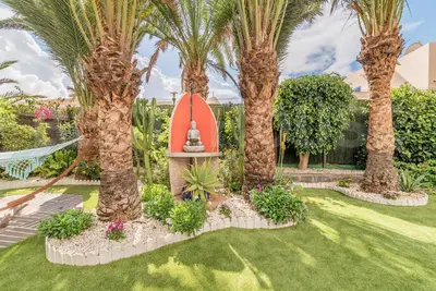 Jardín al aire libre en FeWo Gran-Canaria-ideal - Romeo Feliz