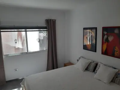 Cama o camas de una habitación en FeWo Gran-Canaria-ideal - Romeo Feliz