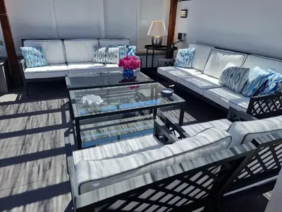 Zona de estar de Espacioso Bungalow 2 dormitorios en Maspalomas
