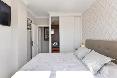 Cama o camas de una habitación en Luxury Penthouse Mogan VII