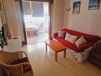 Zona de estar de Apartamento en Playa del Inglés - Cerca del mar