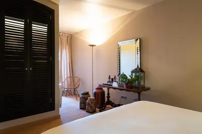 Cama o camas de una habitación en Finca Los Pinos