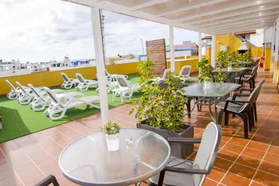 Un balcón o terraza de Charming seaside apartment in Puerto de Mogán, 60 sqm