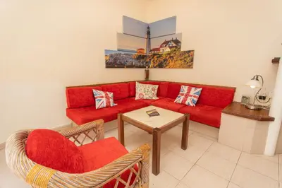 Zona de estar de Altamar 53 balcony sea views By CanariasGetaway