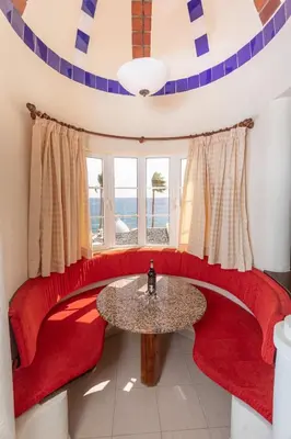 Zona de estar de Altamar 53 balcony sea views By CanariasGetaway
