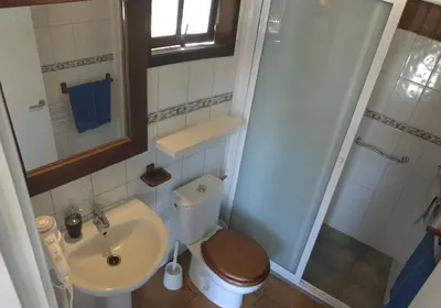 Un baño de Casa Inmaculada Cabañas Mini Complejo Entero