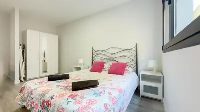 Cama o camas de una habitación en Guanarteme Vista Surf, Las Canteras 1