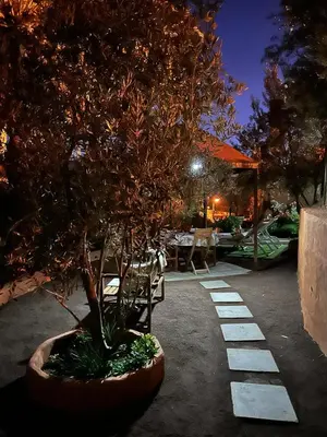 Jardín al aire libre en La casa de Tea