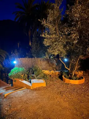 Jardín al aire libre en La casa de Tea